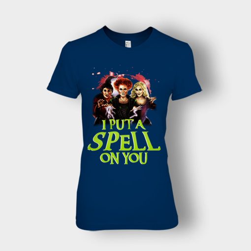 I-Put-A-Spell-On-You-Disney-Hocus-Pocus-Inspired-Ladies-T-Shirt-Navy
