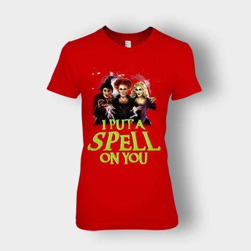I-Put-A-Spell-On-You-Disney-Hocus-Pocus-Inspired-Ladies-T-Shirt-Red