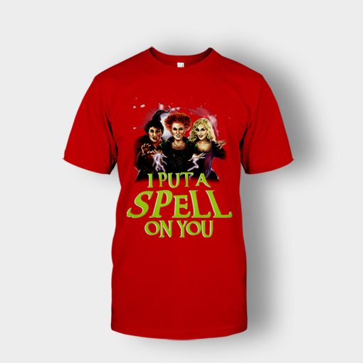 I-Put-A-Spell-On-You-Disney-Hocus-Pocus-Inspired-Unisex-T-Shirt-Red