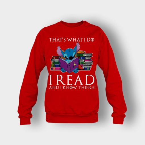 I-Read-And-I-Know-Things-Disney-Lilo-And-Stitch-Crewneck-Sweatshirt-Red