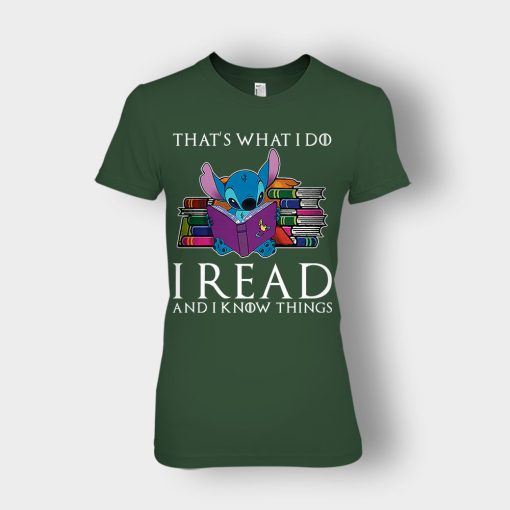 I-Read-And-I-Know-Things-Disney-Lilo-And-Stitch-Ladies-T-Shirt-Forest