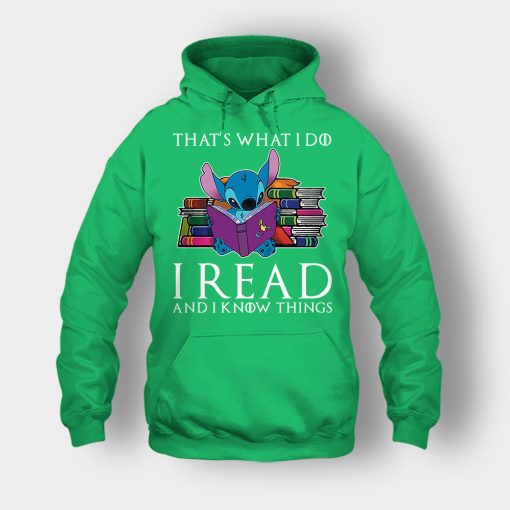 I-Read-And-I-Know-Things-Disney-Lilo-And-Stitch-Unisex-Hoodie-Irish-Green