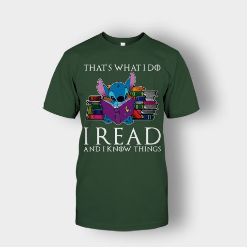 I-Read-And-I-Know-Things-Disney-Lilo-And-Stitch-Unisex-T-Shirt-Forest