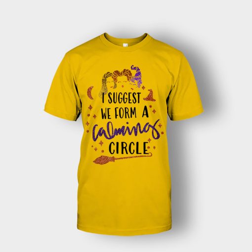 I-Suggest-We-Form-A-Calming-Circle-Halloween-Disney-Hocus-Pocus-Unisex-T-Shirt-Gold
