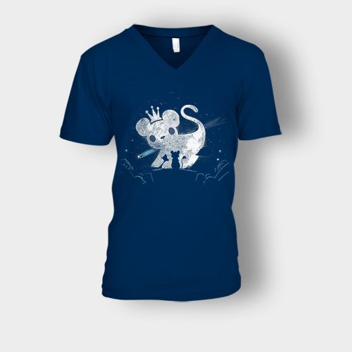 I-Wanna-Be-The-King-The-Lion-King-Disney-Inspired-Unisex-V-Neck-T-Shirt-Navy