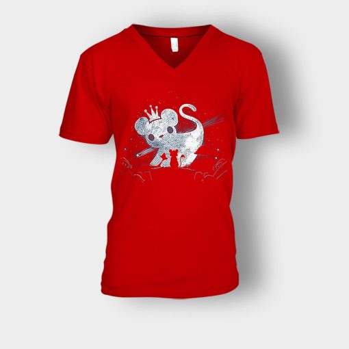 I-Wanna-Be-The-King-The-Lion-King-Disney-Inspired-Unisex-V-Neck-T-Shirt-Red