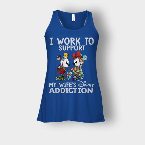 I-Work-To-Support-My-Wifes-Addiction-Disney-Mickey-Inspired-Bella-Womens-Flowy-Tank-Royal