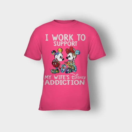 I-Work-To-Support-My-Wifes-Addiction-Disney-Mickey-Inspired-Kids-T-Shirt-Heliconia