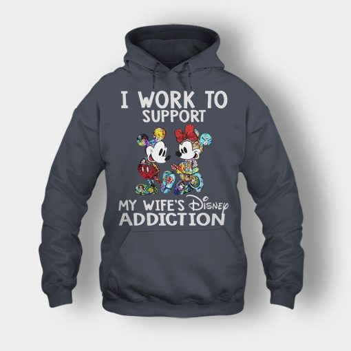 I-Work-To-Support-My-Wifes-Addiction-Disney-Mickey-Inspired-Unisex-Hoodie-Dark-Heather