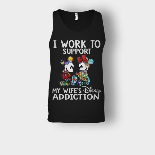 I-Work-To-Support-My-Wifes-Addiction-Disney-Mickey-Inspired-Unisex-Tank-Top-Black