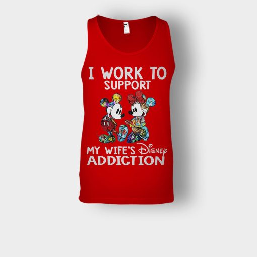 I-Work-To-Support-My-Wifes-Addiction-Disney-Mickey-Inspired-Unisex-Tank-Top-Red