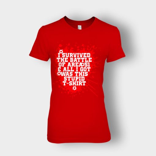 I-survived-the-battle-of-the-Area-51-Ladies-T-Shirt-Red