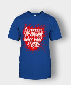 I-survived-the-battle-of-the-Area-51-Unisex-T-Shirt-Royal