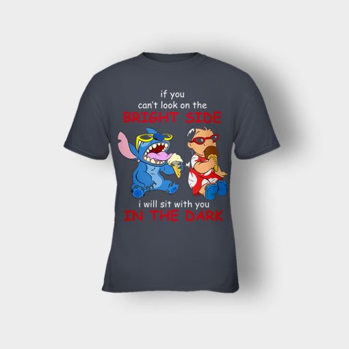 If-You-Cant-Look-In-A-Bright-Side-Disney-Lilo-And-Stitch-Kids-T-Shirt-Dark-Heather