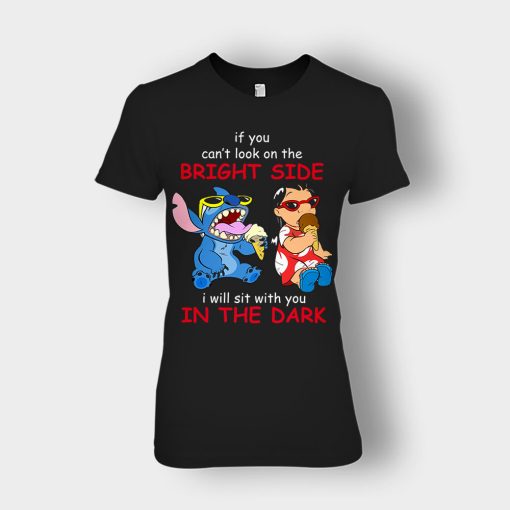 If-You-Cant-Look-In-A-Bright-Side-Disney-Lilo-And-Stitch-Ladies-T-Shirt-Black