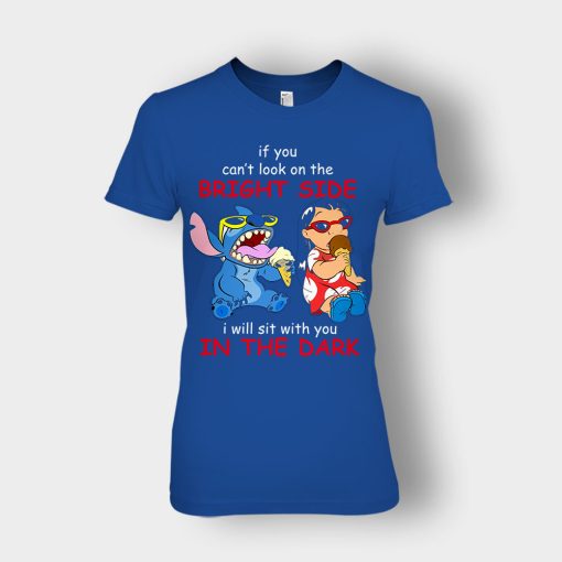If-You-Cant-Look-In-A-Bright-Side-Disney-Lilo-And-Stitch-Ladies-T-Shirt-Royal