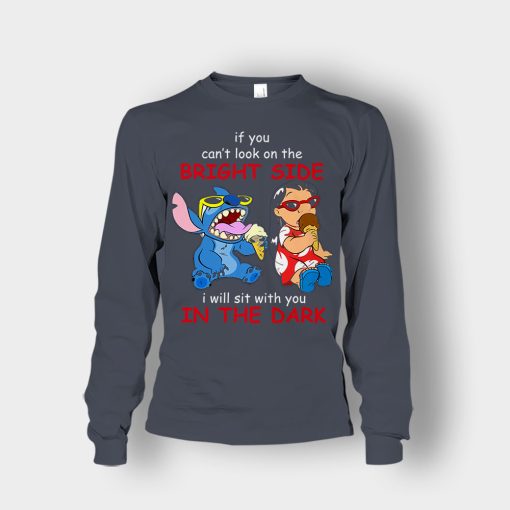 If-You-Cant-Look-In-A-Bright-Side-Disney-Lilo-And-Stitch-Unisex-Long-Sleeve-Dark-Heather