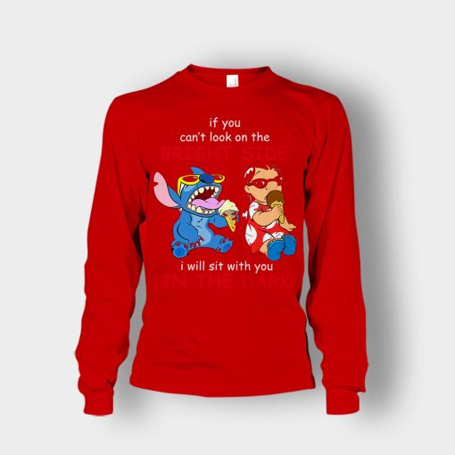 If-You-Cant-Look-In-A-Bright-Side-Disney-Lilo-And-Stitch-Unisex-Long-Sleeve-Red