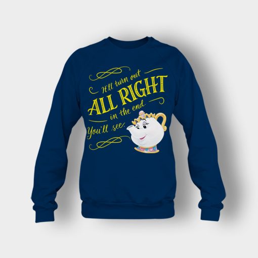 Ill-Turn-Out-All-Right-In-The-End-Disney-Beauty-And-The-Beast-Crewneck-Sweatshirt-Navy