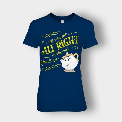 Ill-Turn-Out-All-Right-In-The-End-Disney-Beauty-And-The-Beast-Ladies-T-Shirt-Navy