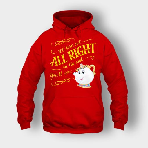 Ill-Turn-Out-All-Right-In-The-End-Disney-Beauty-And-The-Beast-Unisex-Hoodie-Red