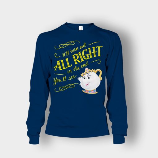 Ill-Turn-Out-All-Right-In-The-End-Disney-Beauty-And-The-Beast-Unisex-Long-Sleeve-Navy