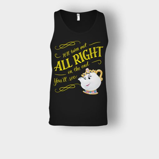 Ill-Turn-Out-All-Right-In-The-End-Disney-Beauty-And-The-Beast-Unisex-Tank-Top-Black