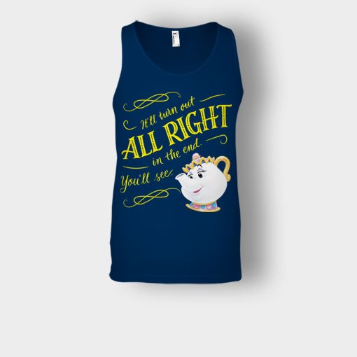 Ill-Turn-Out-All-Right-In-The-End-Disney-Beauty-And-The-Beast-Unisex-Tank-Top-Navy