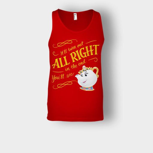 Ill-Turn-Out-All-Right-In-The-End-Disney-Beauty-And-The-Beast-Unisex-Tank-Top-Red