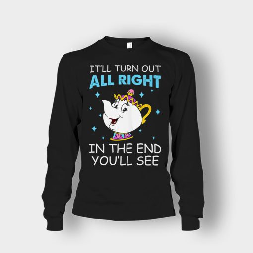 Ill-Turn-Out-All-Right-In-The-End-Youll-See-Disney-Beauty-And-The-Beast-Unisex-Long-Sleeve-Black