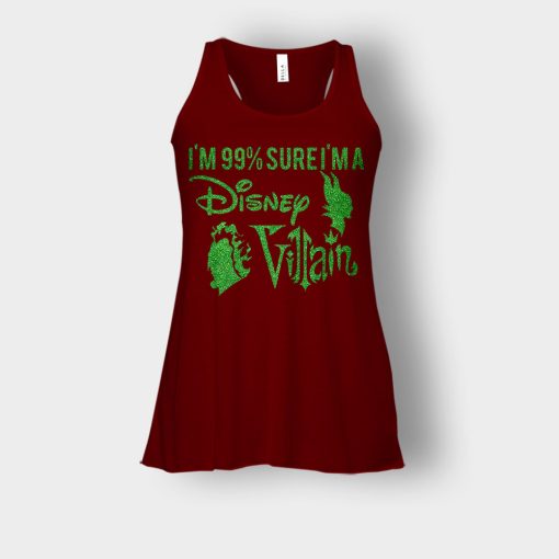 Im-9925-sure-I-am-a-Disney-Villain-Bella-Womens-Flowy-Tank-Maroon