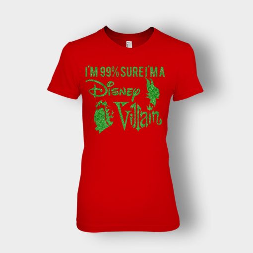 Im-9925-sure-I-am-a-Disney-Villain-Ladies-T-Shirt-Red