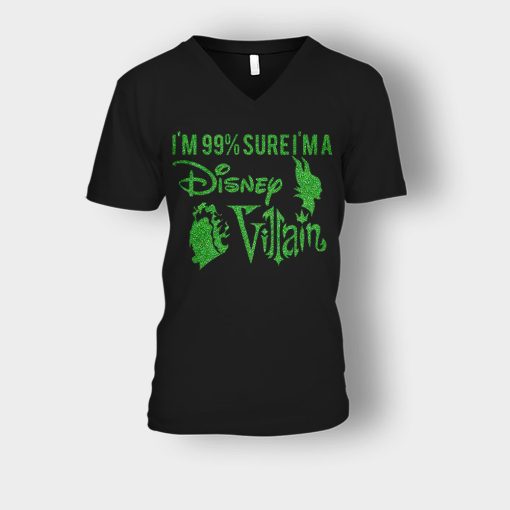 Im-9925-sure-I-am-a-Disney-Villain-Unisex-V-Neck-T-Shirt-Black