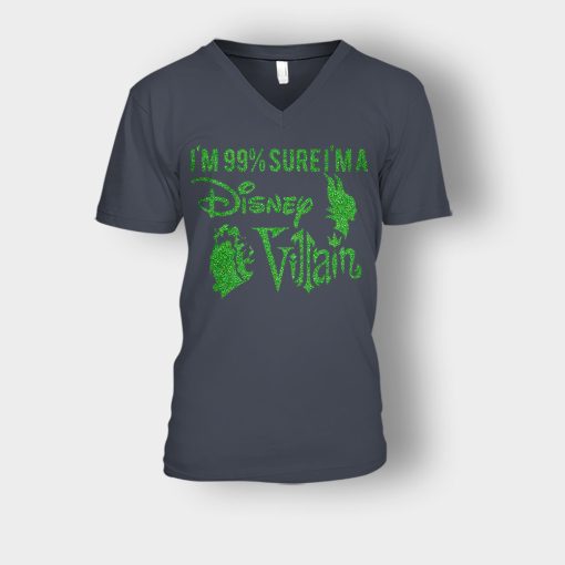 Im-9925-sure-I-am-a-Disney-Villain-Unisex-V-Neck-T-Shirt-Dark-Heather