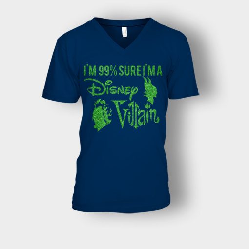 Im-9925-sure-I-am-a-Disney-Villain-Unisex-V-Neck-T-Shirt-Navy