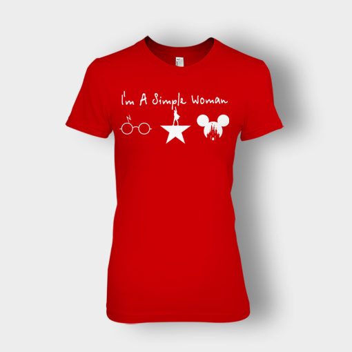 Im-A-Simple-Woman-Harry-Potter-Broadway-Hamilton-Disney-Mickey-Inspired-Ladies-T-Shirt-Red