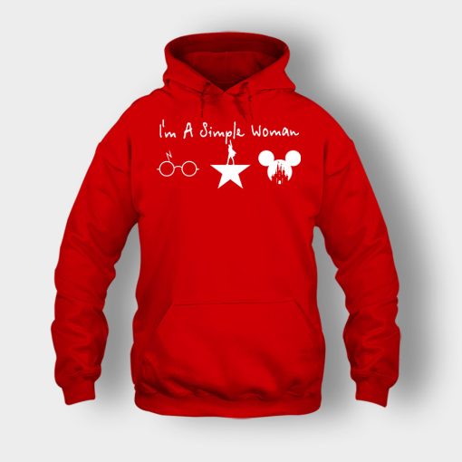Im-A-Simple-Woman-Harry-Potter-Broadway-Hamilton-Disney-Mickey-Inspired-Unisex-Hoodie-Red