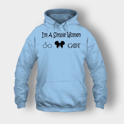 Im-A-Simple-Women-Harry-Potter-Game-Of-Thrones-Disney-Mickey-Inspired-Unisex-Hoodie-Light-Blue