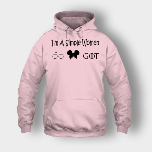 Im-A-Simple-Women-Harry-Potter-Game-Of-Thrones-Disney-Mickey-Inspired-Unisex-Hoodie-Light-Pink