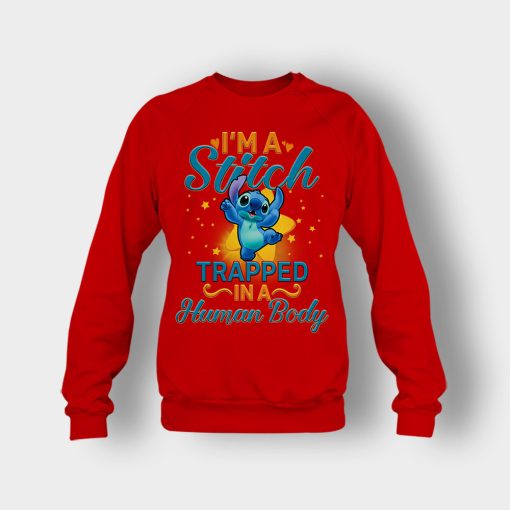Im-A-Stitch-Trapped-In-Human-Body-Disney-Lilo-And-Stitch-Crewneck-Sweatshirt-Red