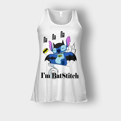 Im-Batstitch-Disney-Lilo-And-Stitch-Bella-Womens-Flowy-Tank-White