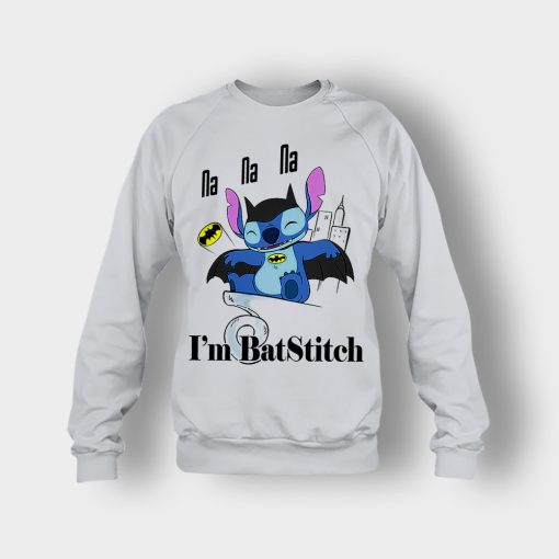Im-Batstitch-Disney-Lilo-And-Stitch-Crewneck-Sweatshirt-Ash