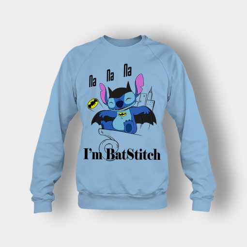 Im-Batstitch-Disney-Lilo-And-Stitch-Crewneck-Sweatshirt-Light-Blue