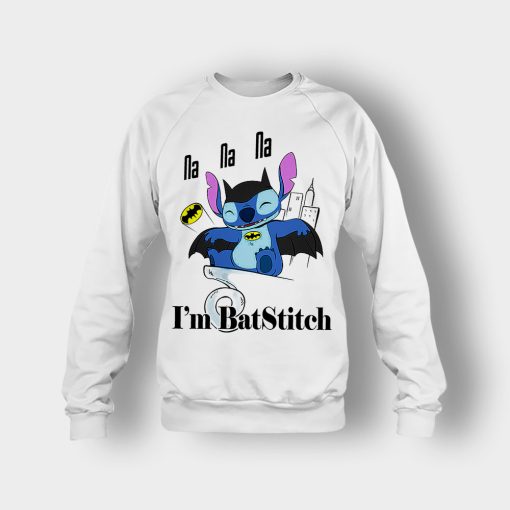 Im-Batstitch-Disney-Lilo-And-Stitch-Crewneck-Sweatshirt-White
