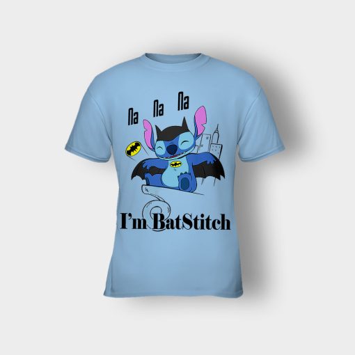 Im-Batstitch-Disney-Lilo-And-Stitch-Kids-T-Shirt-Light-Blue