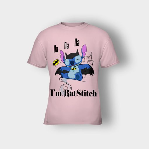 Im-Batstitch-Disney-Lilo-And-Stitch-Kids-T-Shirt-Light-Pink