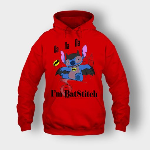 Im-Batstitch-Disney-Lilo-And-Stitch-Unisex-Hoodie-Red