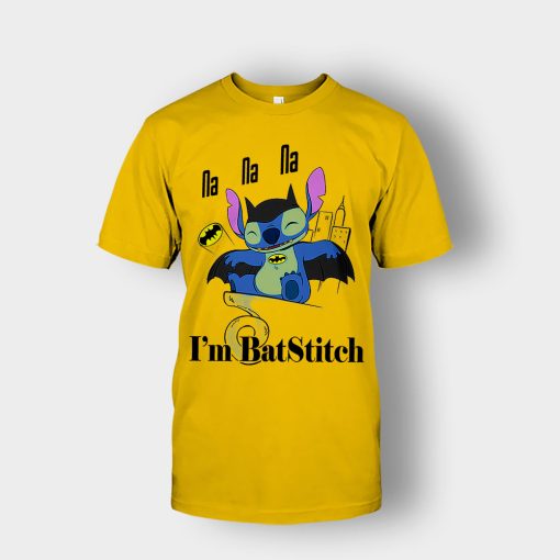 Im-Batstitch-Disney-Lilo-And-Stitch-Unisex-T-Shirt-Gold