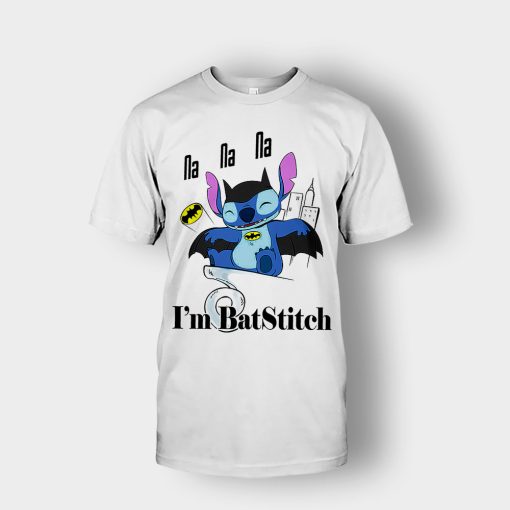 Im-Batstitch-Disney-Lilo-And-Stitch-Unisex-T-Shirt-White