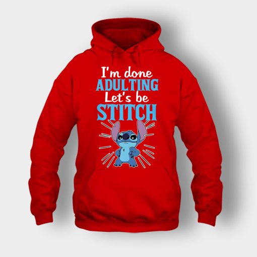 Im-Done-Adulting-Lets-Be-Disney-Lilo-And-Stitch-Unisex-Hoodie-Red